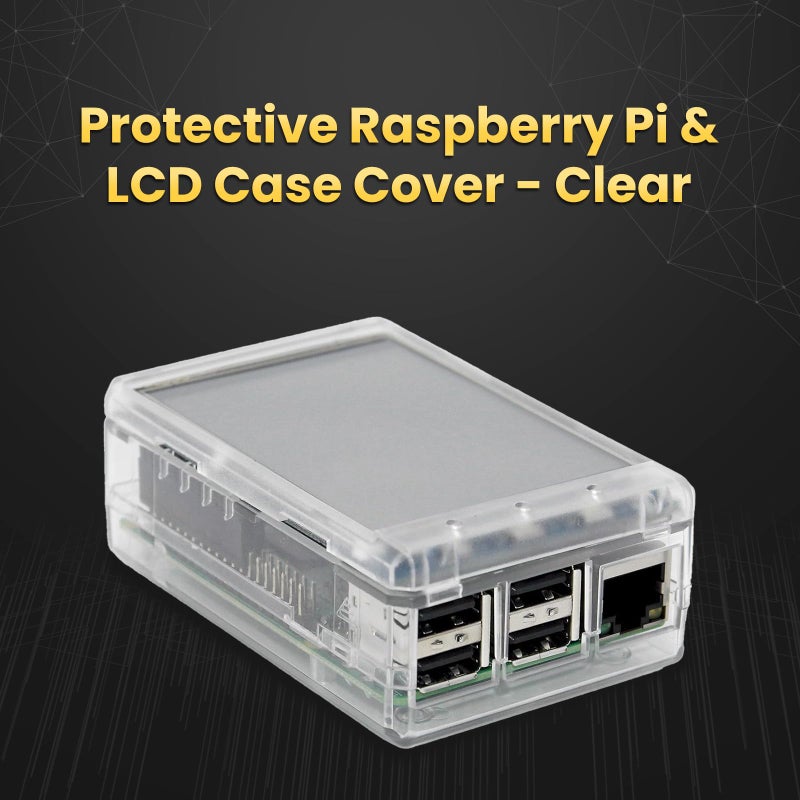 sb components 3.2" TFT LCD Transparent Case for Raspberry Pi 2 and Raspberry Pi 3 (Clear) - Image 2
